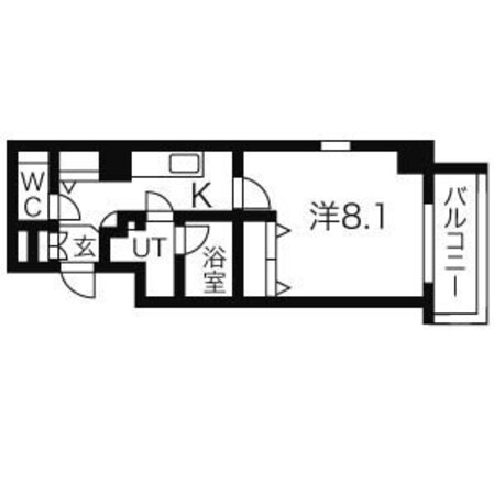 吹上駅 徒歩1分 3階の物件間取画像